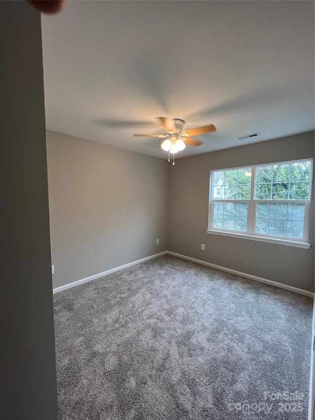 9103 Exbury Ct, Charlotte, NC 28269 - carpeted empty room featuring ceiling fan