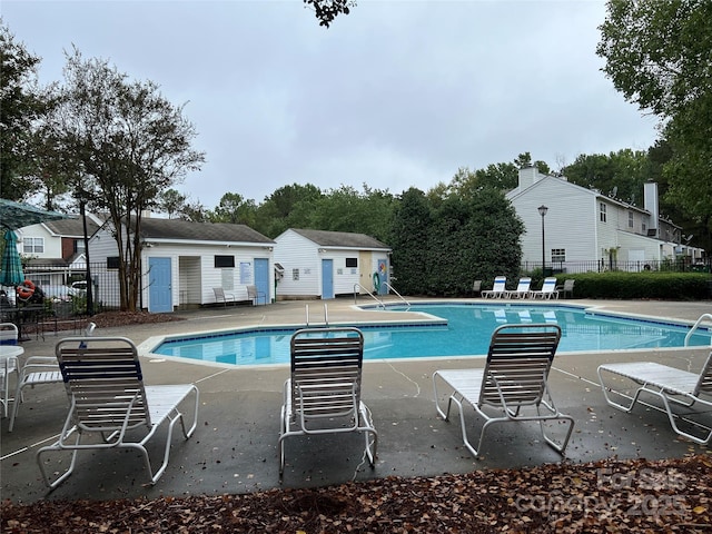 9103 Exbury Ct, Charlotte, NC 28269 - view of pool featuring a patio