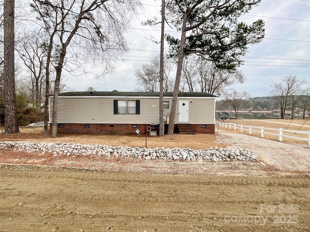 view of manufactured / mobile home