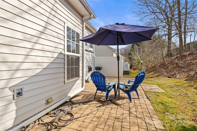 view of patio