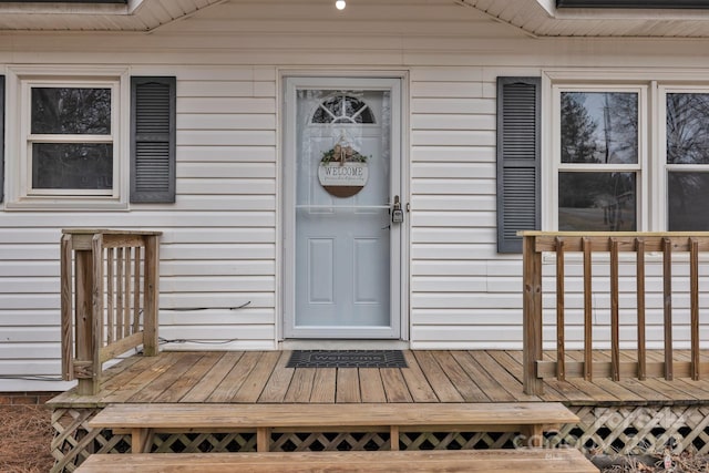 view of entrance to property