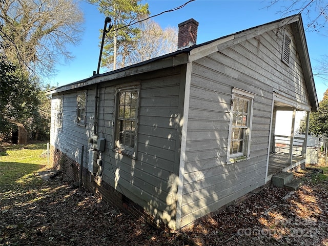 view of outdoor structure