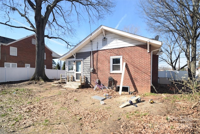 view of rear view of property