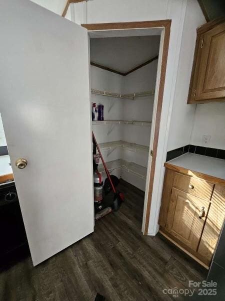 view of pantry