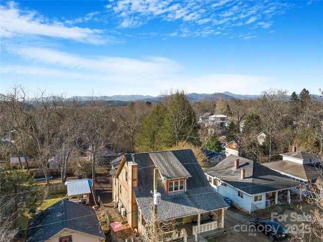 14 Drake St, Asheville, NC 28806 - aerial view of a mountain backdrop