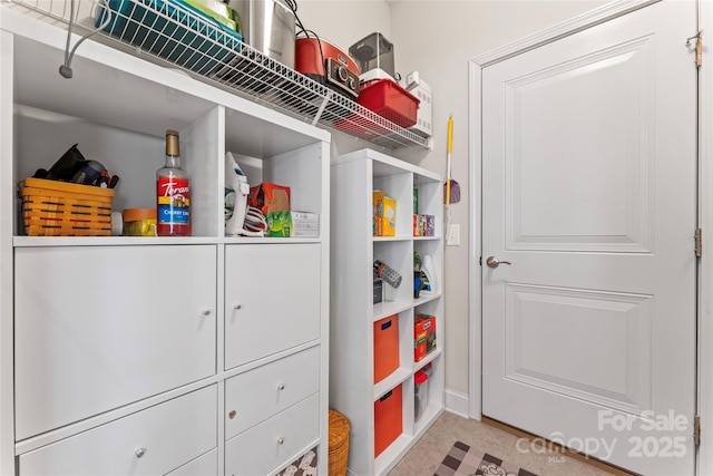 view of pantry