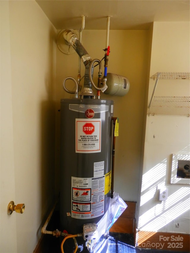 utilities with gas water heater