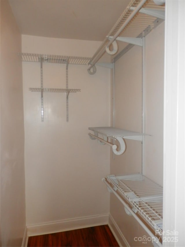 101 Colony Acres Dr, Charlotte, NC 28217 - spacious closet featuring dark wood finished floors