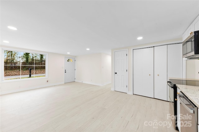 interior space featuring light hardwood / wood-style flooring