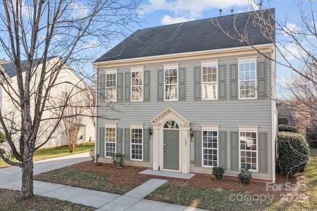 view of colonial inspired home