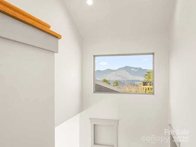 246 Half Moon Mile, Lake Lure, NC 28746 - detailed view of recessed lighting and a mountain backdrop