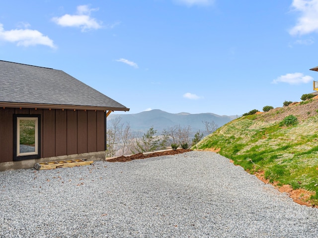 246 Half Moon Mile, Lake Lure, NC 28746 - view of yard featuring a mountain view