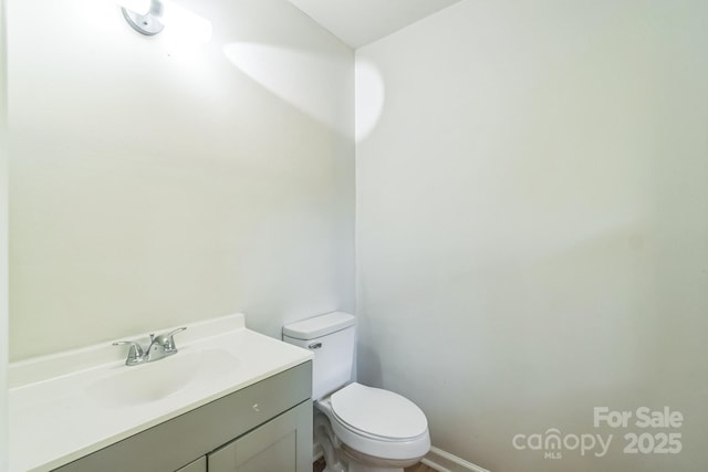 711 E John St, Matthews, NC 28105 - half bath with toilet and vanity