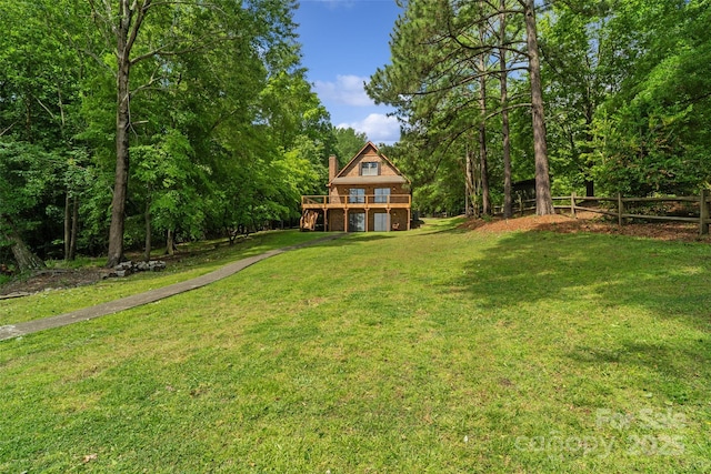 5580 Crepe Myrtle Rd, York, SC 29745 - view of yard with a deck