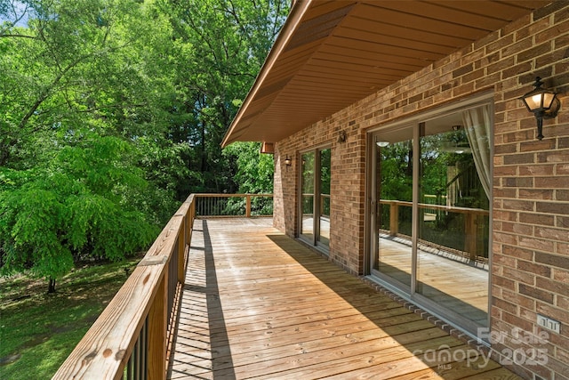 5580 Crepe Myrtle Rd, York, SC 29745 - view of wooden deck