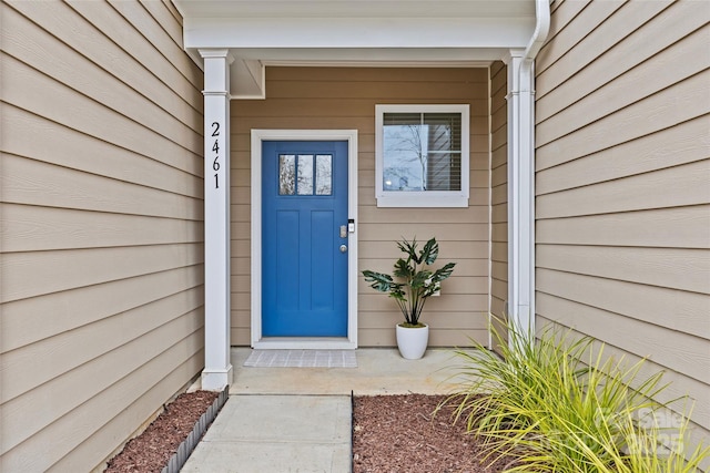 view of entrance to property