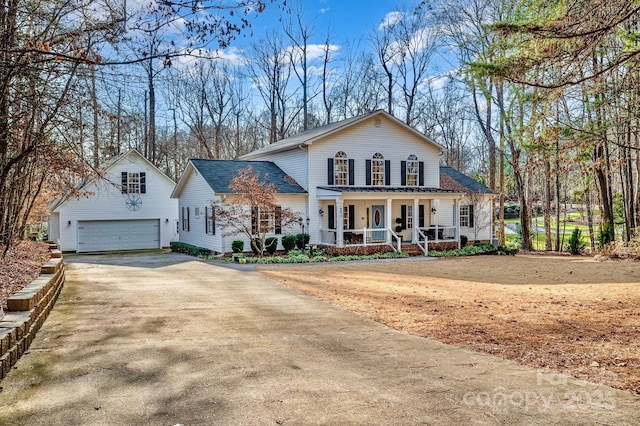 view of front of home featuring a porch