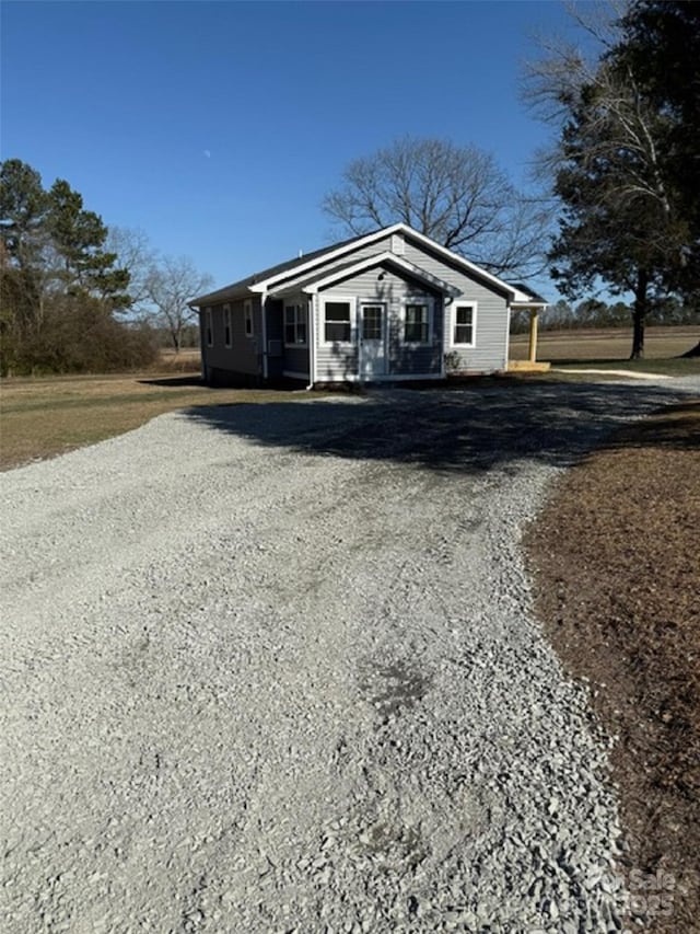 view of front of home