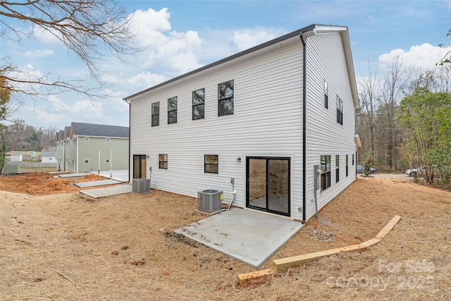 2811 New Pineola Rd, Charlotte, NC 28208 - back of house with a patio and central air condition unit