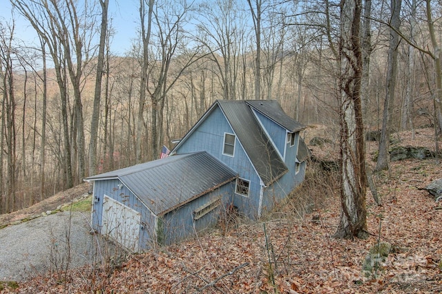 view of side of property