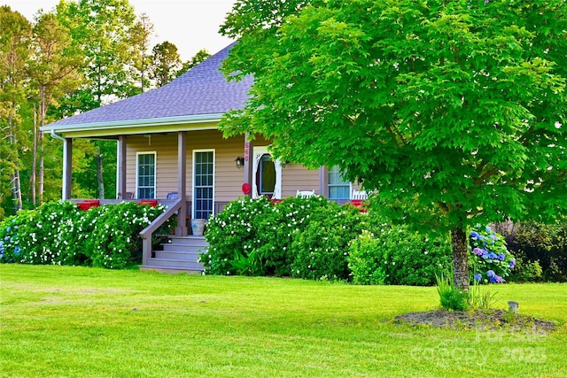 660 Scoggins Rd, Rutherfordton, NC 28139 - view of front of property featuring a front yard and a shingled roof