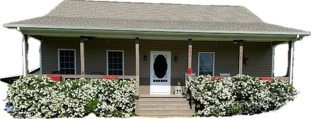 660 Scoggins Rd, Rutherfordton, NC 28139 - view of front facade featuring covered porch and a shingled roof