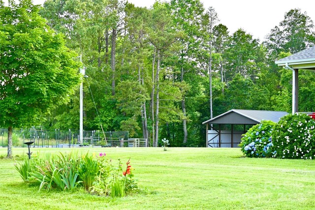 660 Scoggins Rd, Rutherfordton, NC 28139 - view of yard with an outbuilding and a carport