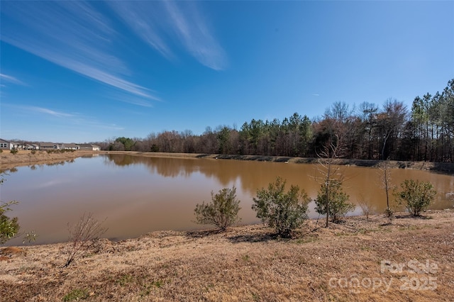 property view of water