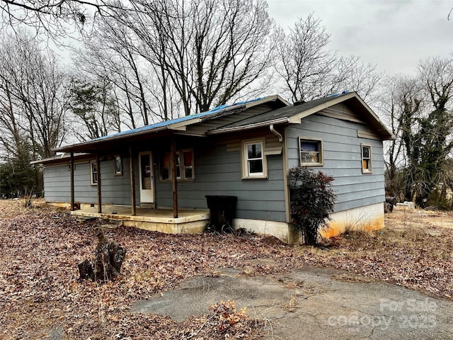 view of ranch-style home