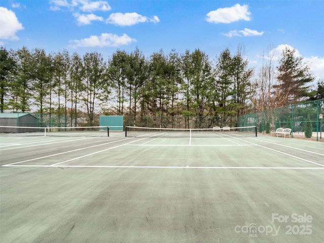 1206 Deermouse Way, Hendersonville, NC 28792 - view of tennis court