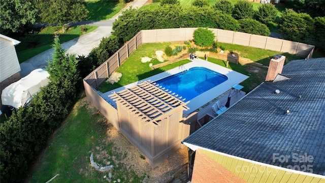 6108 Gold Creek Estate Dr, Hickory, NC 28601 - view of pool featuring a fenced backyard