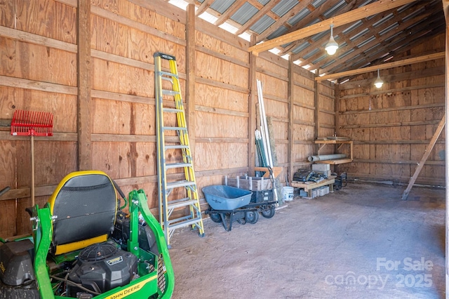 storage with a garage