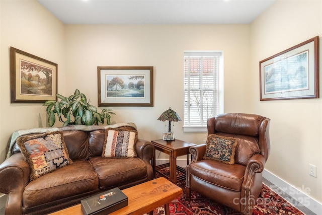 view of sitting room