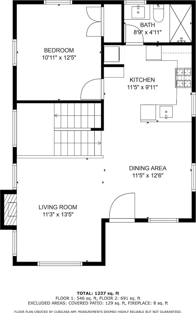 6 Houston St, Asheville, NC 28801 - plan