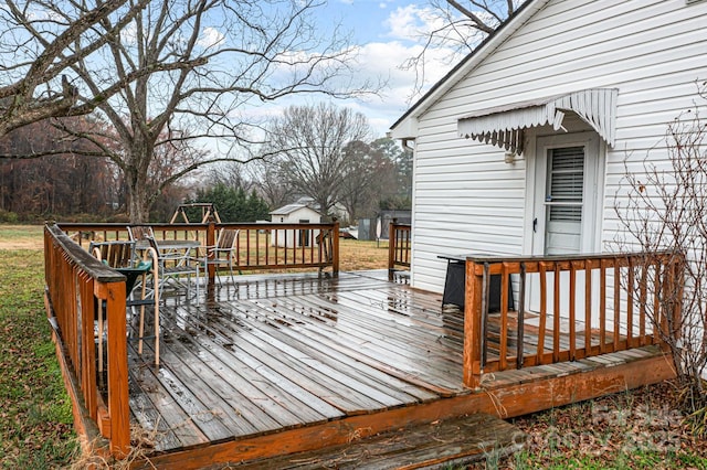 view of deck