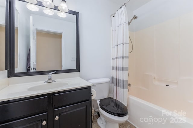 1245 Periwinkle Dr, Waxhaw, NC 28173 - bathroom with vanity and shower / bathtub combination with curtain