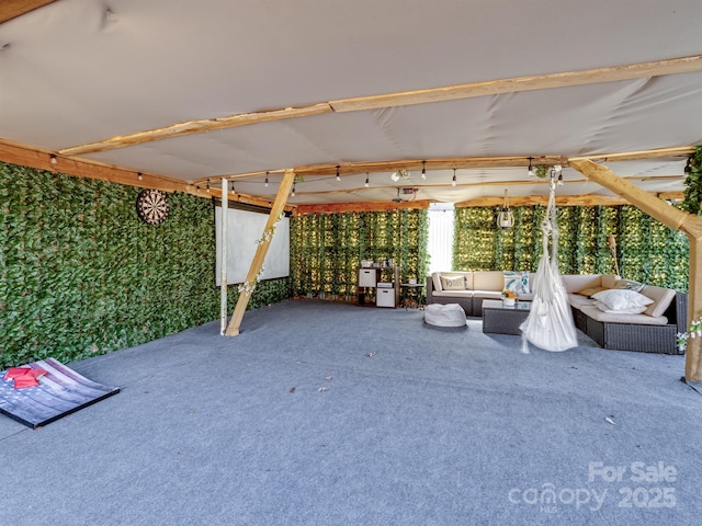 view of patio / terrace with an outdoor hangout area