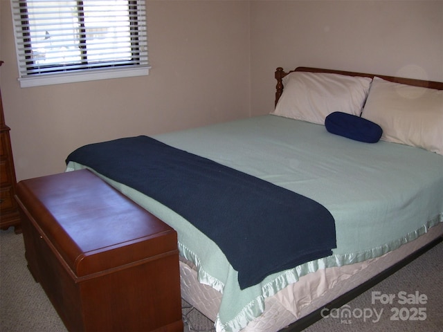 bedroom with carpet flooring