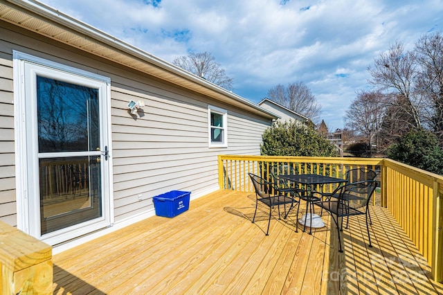 view of deck