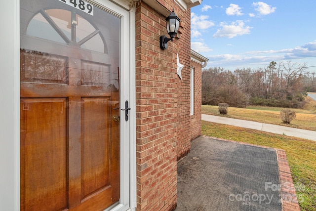 view of entrance to property