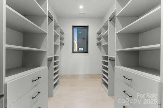 view of spacious closet