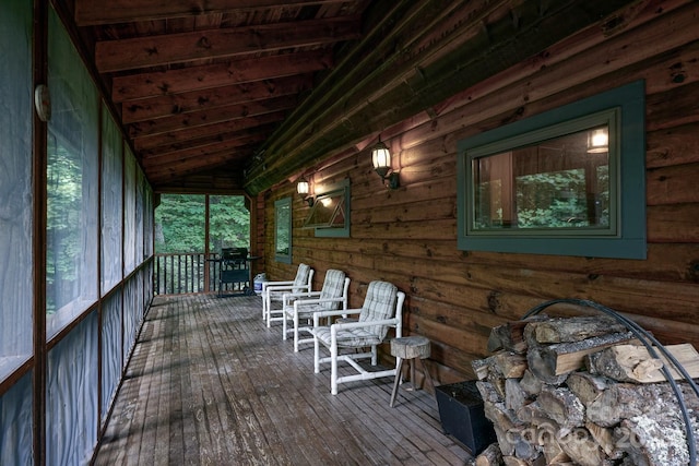 3925 Blackberry Crest Ln, Lenoir, NC 28645 - view of deck