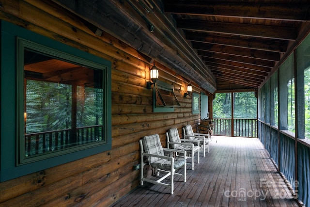 3925 Blackberry Crest Ln, Lenoir, NC 28645 - view of deck