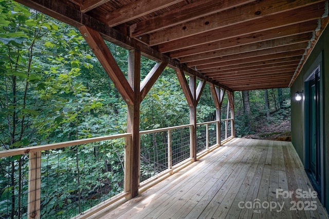 3925 Blackberry Crest Ln, Lenoir, NC 28645 - view of wooden deck