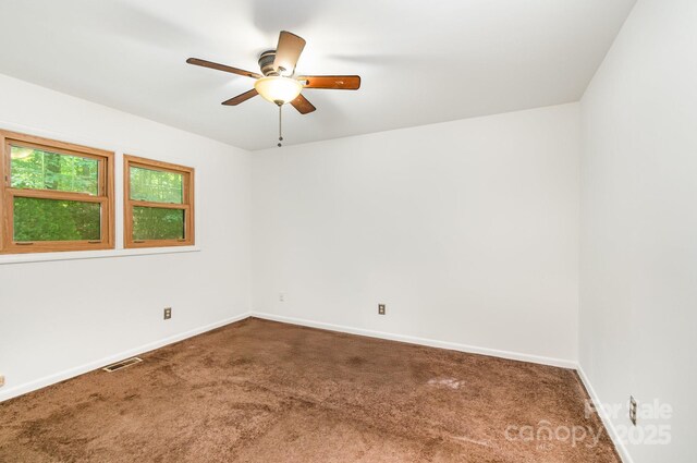 1006 Lost Cv, Weddington, NC 28104 - carpeted empty room featuring ceiling fan and baseboards