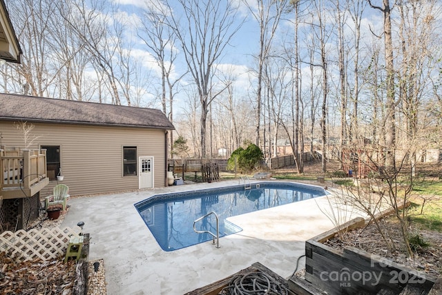 1006 Lost Cv, Weddington, NC 28104 - view of pool with a patio area and a deck