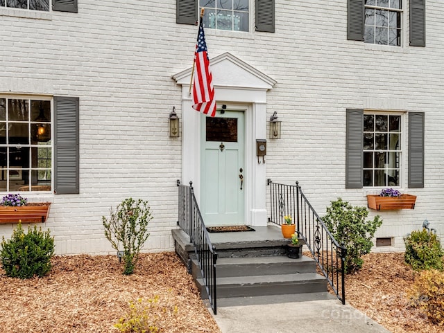 view of entrance to property