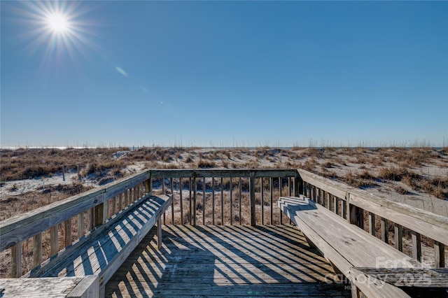 view of deck