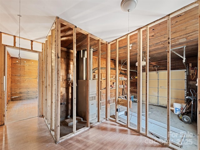 miscellaneous room featuring wood-type flooring