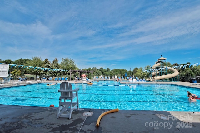 view of pool